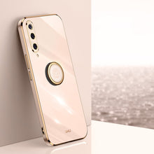 Load image into Gallery viewer, XINLI Straight Edge 6D Electroplate TPU Phone Case with Ring Holder, For Xiaomi Mi 9, For Xiaomi Mi 10 5G, For Xiaomi Mi 10S, For Xiaomi Mi 10T Lite 5G, For Xiaomi Mi 11, For Xiaomi Mi 11 Ultra