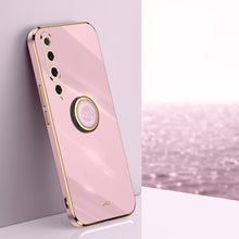 Load image into Gallery viewer, XINLI Straight Edge 6D Electroplate TPU Phone Case with Ring Holder, For Xiaomi Mi 9, For Xiaomi Mi 10 5G, For Xiaomi Mi 10S, For Xiaomi Mi 10T Lite 5G, For Xiaomi Mi 11, For Xiaomi Mi 11 Ultra