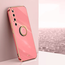 Load image into Gallery viewer, XINLI Straight Edge 6D Electroplate TPU Phone Case with Ring Holder, For Xiaomi Mi 9, For Xiaomi Mi 10 5G, For Xiaomi Mi 10S, For Xiaomi Mi 10T Lite 5G, For Xiaomi Mi 11, For Xiaomi Mi 11 Ultra