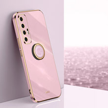 Load image into Gallery viewer, XINLI Straight Edge 6D Electroplate TPU Phone Case with Ring Holder, For Xiaomi Mi 9, For Xiaomi Mi 10 5G, For Xiaomi Mi 10S, For Xiaomi Mi 10T Lite 5G, For Xiaomi Mi 11, For Xiaomi Mi 11 Ultra