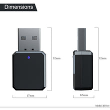 Load image into Gallery viewer, KN318 USB Bluetooth 5.1 Adapter Audio Receiver, KN318