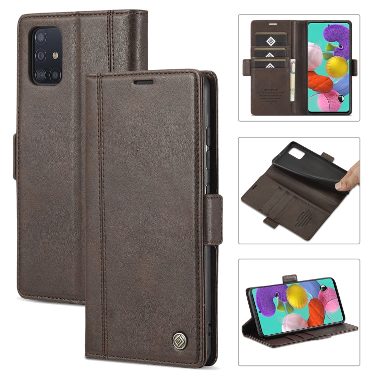 LC.IMEEKE Magnetic Buckle PU + TPU Horizontal Flip Leather Case with Holder & Card Slots & Wallet, For Samsung Galaxy A02s, For Samsung Galaxy A12, For Samsung Galaxy A22 4G, For Samsung Galaxy A22 5G, For Samsung Galaxy A32 5G                         ...