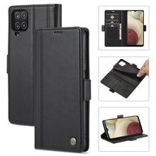 Load image into Gallery viewer, LC.IMEEKE Magnetic Buckle PU + TPU Horizontal Flip Leather Case with Holder &amp; Card Slots &amp; Wallet, For Samsung Galaxy A02s, For Samsung Galaxy A12, For Samsung Galaxy A22 4G, For Samsung Galaxy A22 5G, For Samsung Galaxy A32 5G                         ...