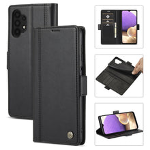 Load image into Gallery viewer, LC.IMEEKE Magnetic Buckle PU + TPU Horizontal Flip Leather Case with Holder &amp; Card Slots &amp; Wallet, For Samsung Galaxy A02s, For Samsung Galaxy A12, For Samsung Galaxy A22 4G, For Samsung Galaxy A22 5G, For Samsung Galaxy A32 5G                         ...