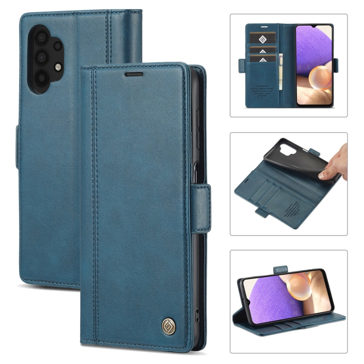 LC.IMEEKE Magnetic Buckle PU + TPU Horizontal Flip Leather Case with Holder & Card Slots & Wallet, For Samsung Galaxy A02s, For Samsung Galaxy A12, For Samsung Galaxy A22 4G, For Samsung Galaxy A22 5G, For Samsung Galaxy A32 5G                         ...