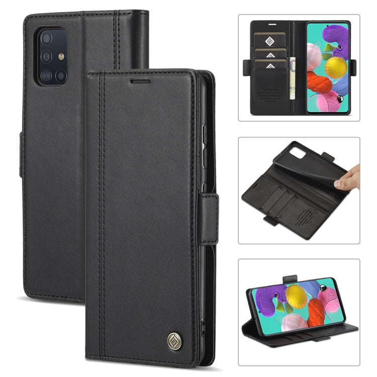 LC.IMEEKE Magnetic Buckle PU + TPU Horizontal Flip Leather Case with Holder & Card Slots & Wallet, For Samsung Galaxy A02s, For Samsung Galaxy A12, For Samsung Galaxy A22 4G, For Samsung Galaxy A22 5G, For Samsung Galaxy A32 5G                         ...
