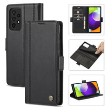 Load image into Gallery viewer, LC.IMEEKE Magnetic Buckle PU + TPU Horizontal Flip Leather Case with Holder &amp; Card Slots &amp; Wallet, For Samsung Galaxy A02s, For Samsung Galaxy A12, For Samsung Galaxy A22 4G, For Samsung Galaxy A22 5G, For Samsung Galaxy A32 5G                         ...