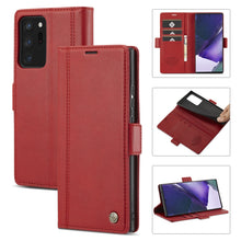 Load image into Gallery viewer, LC.IMEEKE Magnetic Buckle PU + TPU Horizontal Flip Leather Case with Holder &amp; Card Slots &amp; Wallet, For Samsung Galaxy Note20, For Samsung Galaxy Note20 Ultra, For Samsung Galaxy S8, For Samsung Galaxy S8+, For Samsung Galaxy S9+, For Samsung Galaxy S10...