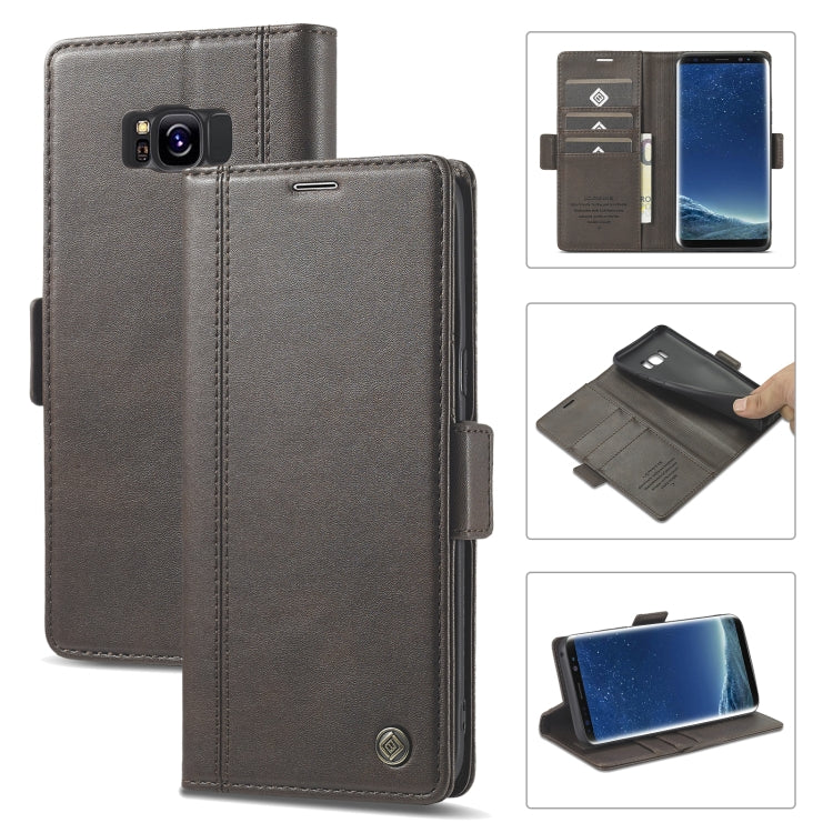 LC.IMEEKE Magnetic Buckle PU + TPU Horizontal Flip Leather Case with Holder & Card Slots & Wallet, For Samsung Galaxy Note20, For Samsung Galaxy Note20 Ultra, For Samsung Galaxy S8, For Samsung Galaxy S8+, For Samsung Galaxy S9+, For Samsung Galaxy S10...