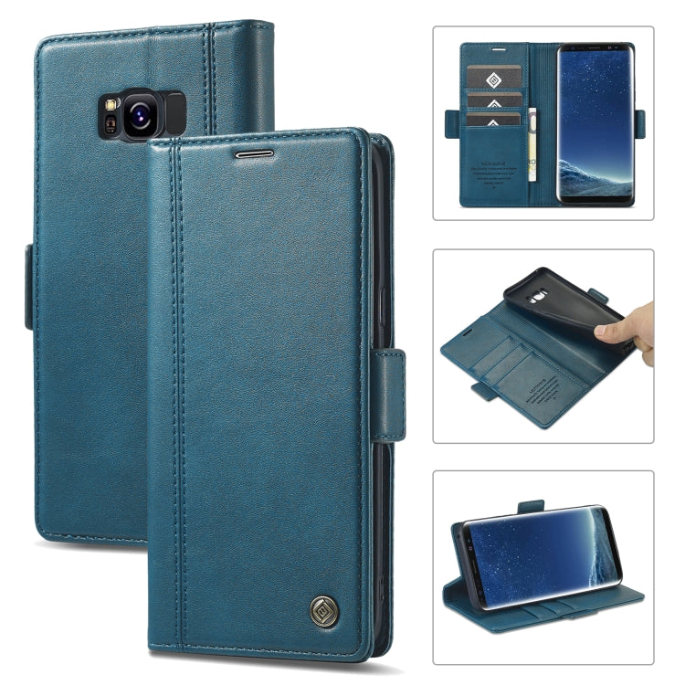 LC.IMEEKE Magnetic Buckle PU + TPU Horizontal Flip Leather Case with Holder & Card Slots & Wallet, For Samsung Galaxy Note20, For Samsung Galaxy Note20 Ultra, For Samsung Galaxy S8, For Samsung Galaxy S8+, For Samsung Galaxy S9+, For Samsung Galaxy S10...