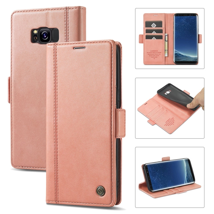 LC.IMEEKE Magnetic Buckle PU + TPU Horizontal Flip Leather Case with Holder & Card Slots & Wallet, For Samsung Galaxy Note20, For Samsung Galaxy Note20 Ultra, For Samsung Galaxy S8, For Samsung Galaxy S8+, For Samsung Galaxy S9+, For Samsung Galaxy S10...