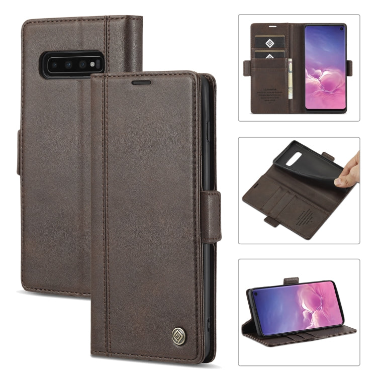 LC.IMEEKE Magnetic Buckle PU + TPU Horizontal Flip Leather Case with Holder & Card Slots & Wallet, For Samsung Galaxy Note20, For Samsung Galaxy Note20 Ultra, For Samsung Galaxy S8, For Samsung Galaxy S8+, For Samsung Galaxy S9+, For Samsung Galaxy S10...