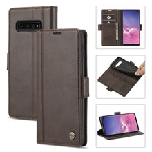 Load image into Gallery viewer, LC.IMEEKE Magnetic Buckle PU + TPU Horizontal Flip Leather Case with Holder &amp; Card Slots &amp; Wallet, For Samsung Galaxy Note20, For Samsung Galaxy Note20 Ultra, For Samsung Galaxy S8, For Samsung Galaxy S8+, For Samsung Galaxy S9+, For Samsung Galaxy S10...