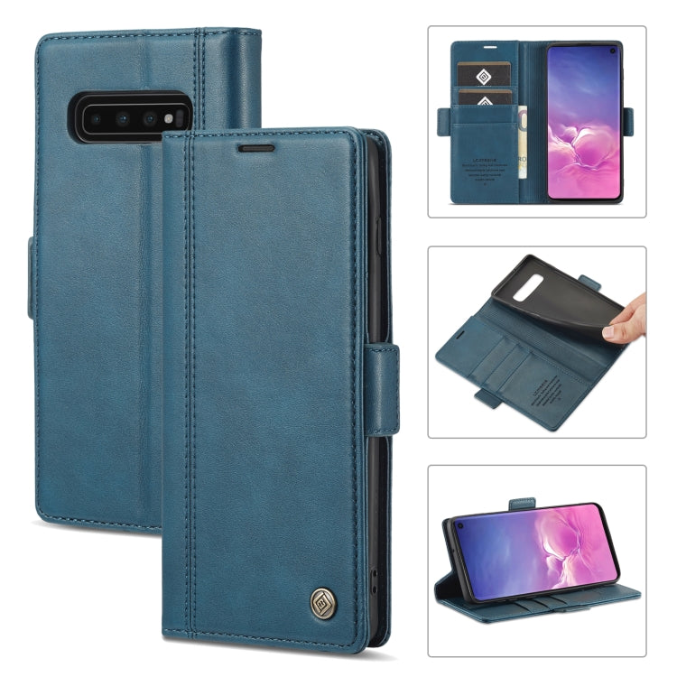 LC.IMEEKE Magnetic Buckle PU + TPU Horizontal Flip Leather Case with Holder & Card Slots & Wallet, For Samsung Galaxy Note20, For Samsung Galaxy Note20 Ultra, For Samsung Galaxy S8, For Samsung Galaxy S8+, For Samsung Galaxy S9+, For Samsung Galaxy S10...