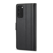 Load image into Gallery viewer, LC.IMEEKE Magnetic Buckle PU + TPU Horizontal Flip Leather Case with Holder &amp; Card Slots &amp; Wallet, For Samsung Galaxy S20 FE, For Samsung Galaxy S21 5G, For Samsung Galaxy S21+ 5G, For Samsung Galaxy S21 FE 5G