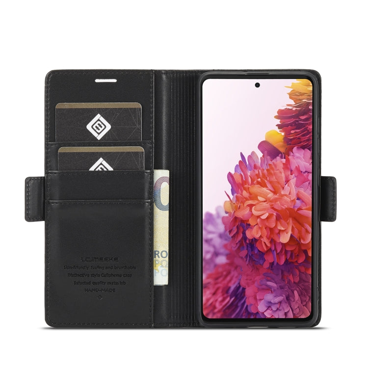 LC.IMEEKE Magnetic Buckle PU + TPU Horizontal Flip Leather Case with Holder & Card Slots & Wallet, For Samsung Galaxy S20 FE, For Samsung Galaxy S21 5G, For Samsung Galaxy S21+ 5G, For Samsung Galaxy S21 FE 5G