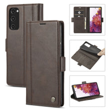 Load image into Gallery viewer, LC.IMEEKE Magnetic Buckle PU + TPU Horizontal Flip Leather Case with Holder &amp; Card Slots &amp; Wallet, For Samsung Galaxy S20 FE, For Samsung Galaxy S21 5G, For Samsung Galaxy S21+ 5G, For Samsung Galaxy S21 FE 5G