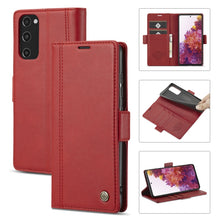 Load image into Gallery viewer, LC.IMEEKE Magnetic Buckle PU + TPU Horizontal Flip Leather Case with Holder &amp; Card Slots &amp; Wallet, For Samsung Galaxy S20 FE, For Samsung Galaxy S21 5G, For Samsung Galaxy S21+ 5G, For Samsung Galaxy S21 FE 5G