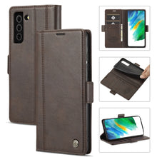 Load image into Gallery viewer, LC.IMEEKE Magnetic Buckle PU + TPU Horizontal Flip Leather Case with Holder &amp; Card Slots &amp; Wallet, For Samsung Galaxy S20 FE, For Samsung Galaxy S21 5G, For Samsung Galaxy S21+ 5G, For Samsung Galaxy S21 FE 5G