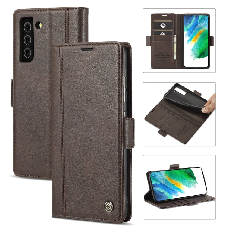 LC.IMEEKE Magnetic Buckle PU + TPU Horizontal Flip Leather Case with Holder & Card Slots & Wallet, For Samsung Galaxy S20 FE, For Samsung Galaxy S21 5G, For Samsung Galaxy S21+ 5G, For Samsung Galaxy S21 FE 5G