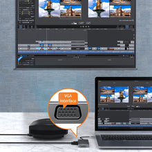 Load image into Gallery viewer, BL10V 10 in 1 USB-C / Type-C to RJ45 + VGA + HDMI + 3.5mm AUX + SD / TF Card Slot + PD USB-C / Type-C + USB 3.0 + 2 USB 2.0 Ports Docking Station HUB, BL10V