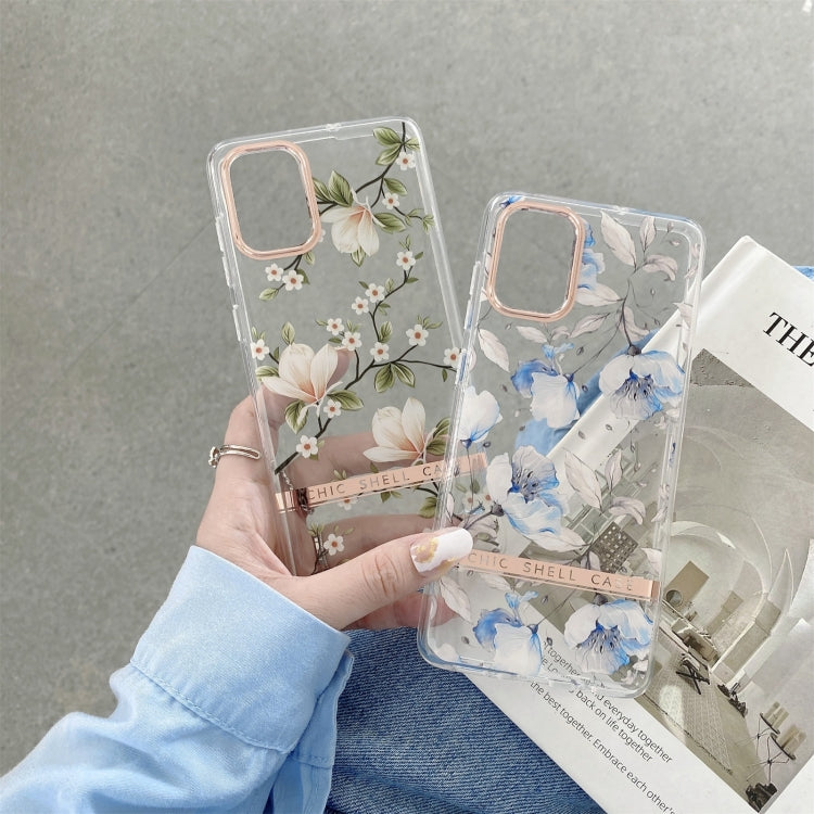 High Translucent Electroplating Flower Pattern TPU + PC Shockproof Case, For Samsung Galaxy S20, For Samsung Galaxy S20+, For Samsung Galaxy S20 Ultra, For Samsung Galaxy S20 FE, For Samsung Galaxy A72 5G / 4G, For Samsung Galaxy A52 5G / 4G           ...