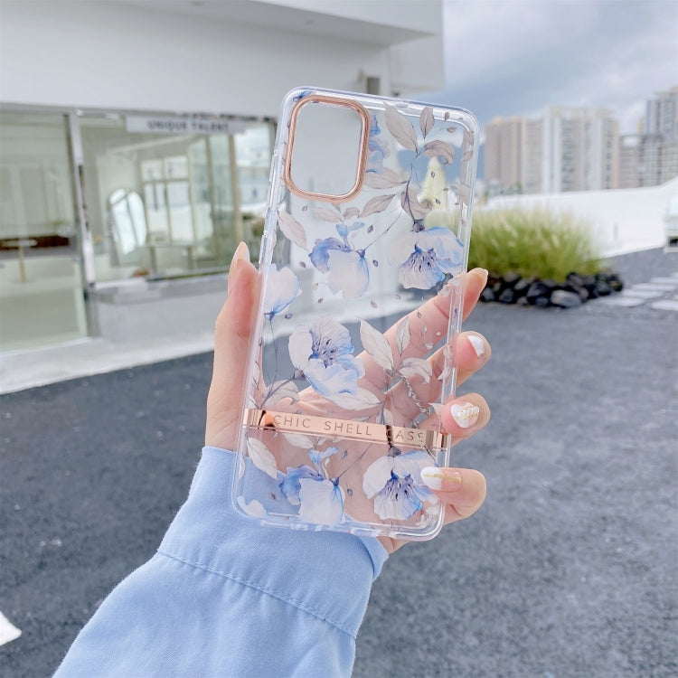 High Translucent Electroplating Flower Pattern TPU + PC Shockproof Case, For Samsung Galaxy A51 5G, For Samsung Galaxy A72 5G / 4G, For Samsung Galaxy S20+, For Samsung Galaxy A52 5G / 4G