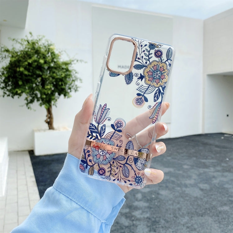 High Translucent Electroplating Flower Pattern TPU + PC Shockproof Case, For Samsung Galaxy A51 5G, For Samsung Galaxy A72 5G / 4G, For Samsung Galaxy S20+, For Samsung Galaxy A52 5G / 4G