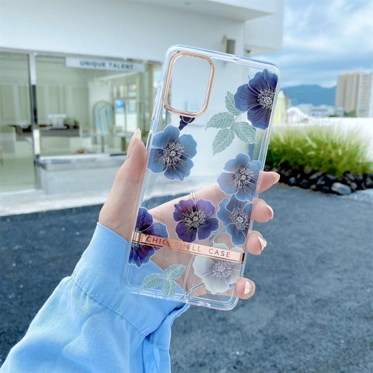 High Translucent Electroplating Flower Pattern TPU + PC Shockproof Case, For Samsung Galaxy A51 5G, For Samsung Galaxy A72 5G / 4G, For Samsung Galaxy S20+, For Samsung Galaxy A52 5G / 4G