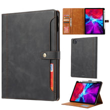 Load image into Gallery viewer, Calf Texture Double Fold Clasp Horizontal Flip Leather Case with Photo Frame &amp; Holder &amp; Card Slots &amp; Wallet, For iPad Pro 11 inch 2022/2021/2020, For iPad Pro 12.9 inch 2022/2021/2020, For iPad Air 13 2024 / iPad Pro 12.9 inch 2022/2021/2020