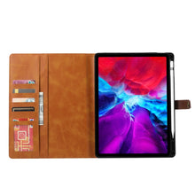Load image into Gallery viewer, Calf Texture Double Fold Clasp Horizontal Flip Leather Case with Photo Frame &amp; Holder &amp; Card Slots &amp; Wallet, For iPad Pro 11 inch 2022/2021/2020, For iPad Pro 12.9 inch 2022/2021/2020, For iPad Air 13 2024 / iPad Pro 12.9 inch 2022/2021/2020