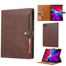 Load image into Gallery viewer, Calf Texture Double Fold Clasp Horizontal Flip Leather Case with Photo Frame &amp; Holder &amp; Card Slots &amp; Wallet, For iPad Pro 11 inch 2022/2021/2020, For iPad Pro 12.9 inch 2022/2021/2020, For iPad Air 13 2024 / iPad Pro 12.9 inch 2022/2021/2020