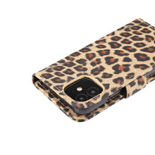 Load image into Gallery viewer, Leopard Pattern Horizontal Flip PC + PU Leather Case with Holder &amp; Card Slots &amp; Wallet, For iPhone 13 mini, For iPhone 13, For iPhone 13 Pro, For iPhone 13 Pro Max