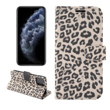 Load image into Gallery viewer, Leopard Pattern Horizontal Flip PC + PU Leather Case with Holder &amp; Card Slots &amp; Wallet, For iPhone 13 mini, For iPhone 13, For iPhone 13 Pro, For iPhone 13 Pro Max