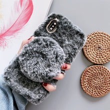 Load image into Gallery viewer, Plush Phone Protect Case with Mirror, For iPhone XS Max