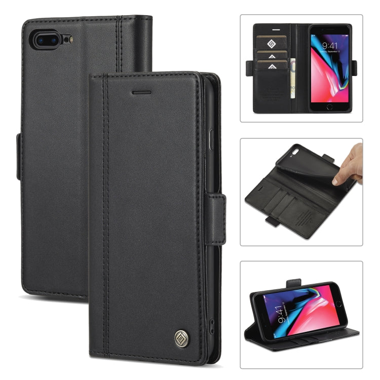 LC.IMEEKE Magnetic Buckle PU + TPU Horizontal Flip Leather Case with Holder & Card Slots & Wallet, For iPhone 8 Plus & 7 Plus, For iPhone X / XS, For iPhone XS Max, For iPhone XR, For iPhone 11, For iPhone 11 Pro, For iPhone 11 Pro Max                 ...