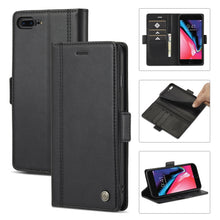 Load image into Gallery viewer, LC.IMEEKE Magnetic Buckle PU + TPU Horizontal Flip Leather Case with Holder &amp; Card Slots &amp; Wallet, For iPhone 8 Plus &amp; 7 Plus, For iPhone X / XS, For iPhone XS Max, For iPhone XR, For iPhone 11, For iPhone 11 Pro, For iPhone 11 Pro Max                 ...