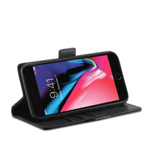 Load image into Gallery viewer, LC.IMEEKE Magnetic Buckle PU + TPU Horizontal Flip Leather Case with Holder &amp; Card Slots &amp; Wallet, For iPhone 8 Plus &amp; 7 Plus, For iPhone X / XS, For iPhone XS Max, For iPhone XR, For iPhone 11, For iPhone 11 Pro, For iPhone 11 Pro Max                 ...