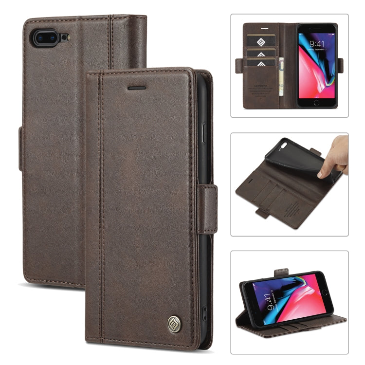 LC.IMEEKE Magnetic Buckle PU + TPU Horizontal Flip Leather Case with Holder & Card Slots & Wallet, For iPhone 8 Plus & 7 Plus, For iPhone X / XS, For iPhone XS Max, For iPhone XR, For iPhone 11, For iPhone 11 Pro, For iPhone 11 Pro Max                 ...