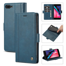 Load image into Gallery viewer, LC.IMEEKE Magnetic Buckle PU + TPU Horizontal Flip Leather Case with Holder &amp; Card Slots &amp; Wallet, For iPhone 8 Plus &amp; 7 Plus, For iPhone X / XS, For iPhone XS Max, For iPhone XR, For iPhone 11, For iPhone 11 Pro, For iPhone 11 Pro Max                 ...