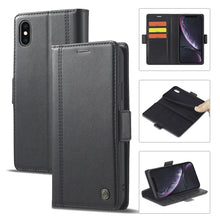 Load image into Gallery viewer, LC.IMEEKE Magnetic Buckle PU + TPU Horizontal Flip Leather Case with Holder &amp; Card Slots &amp; Wallet, For iPhone 8 Plus &amp; 7 Plus, For iPhone X / XS, For iPhone XS Max, For iPhone XR, For iPhone 11, For iPhone 11 Pro, For iPhone 11 Pro Max                 ...
