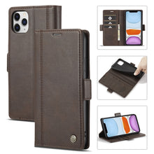 Load image into Gallery viewer, LC.IMEEKE Magnetic Buckle PU + TPU Horizontal Flip Leather Case with Holder &amp; Card Slots &amp; Wallet, For iPhone 8 Plus &amp; 7 Plus, For iPhone X / XS, For iPhone XS Max, For iPhone XR, For iPhone 11, For iPhone 11 Pro, For iPhone 11 Pro Max                 ...
