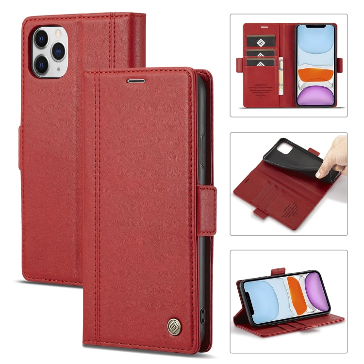 LC.IMEEKE Magnetic Buckle PU + TPU Horizontal Flip Leather Case with Holder & Card Slots & Wallet, For iPhone 8 Plus & 7 Plus, For iPhone X / XS, For iPhone XS Max, For iPhone XR, For iPhone 11, For iPhone 11 Pro, For iPhone 11 Pro Max                 ...