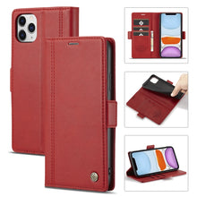 Load image into Gallery viewer, LC.IMEEKE Magnetic Buckle PU + TPU Horizontal Flip Leather Case with Holder &amp; Card Slots &amp; Wallet, For iPhone 8 Plus &amp; 7 Plus, For iPhone X / XS, For iPhone XS Max, For iPhone XR, For iPhone 11, For iPhone 11 Pro, For iPhone 11 Pro Max                 ...