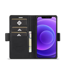 Load image into Gallery viewer, LC.IMEEKE Magnetic Buckle PU + TPU Horizontal Flip Leather Case with Holder &amp; Card Slots &amp; Wallet, For iPhone 12 mini