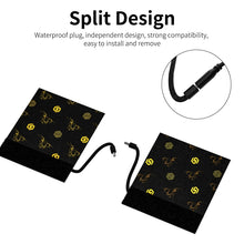 Load image into Gallery viewer, WUPP CS-974B1 Motorcycle Modified Hook and Loop Fastener Intelligent Electric Heating Hand Cover Heated Grip with Three Gear Temperature Control, CS-974B1