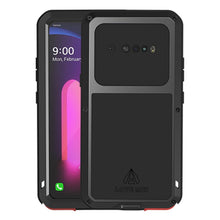 Load image into Gallery viewer, LOVE MEI Metal Shockproof Waterproof Dustproof Protective Case with Glass, For Samsung Galaxy A41, For LG V60 ThinQ 5G