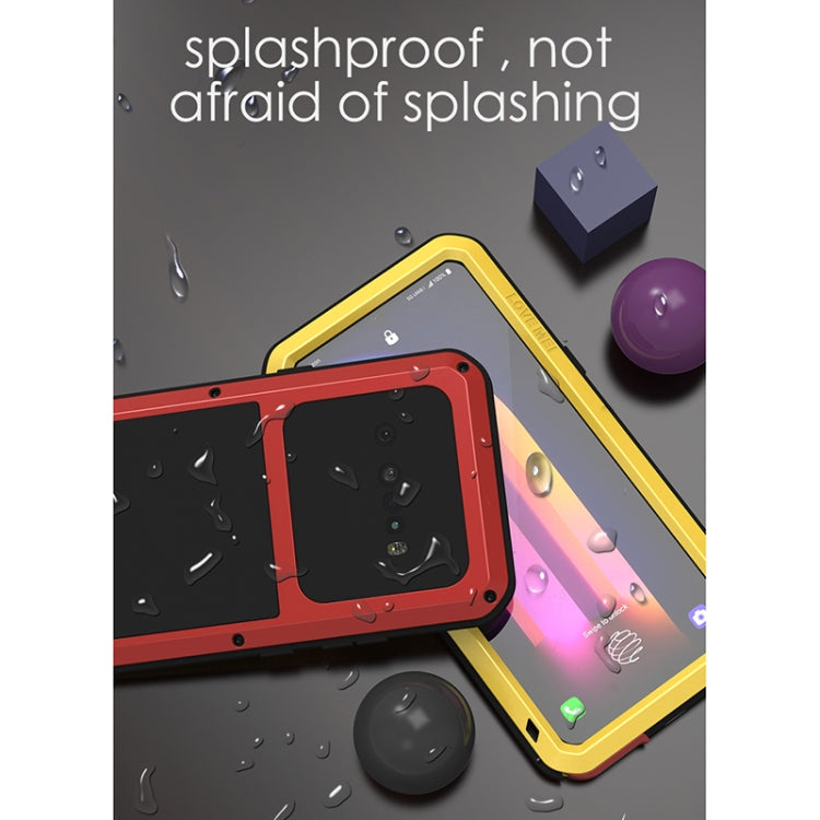LOVE MEI Metal Shockproof Waterproof Dustproof Protective Case with Glass, For Samsung Galaxy A41, For LG V60 ThinQ 5G