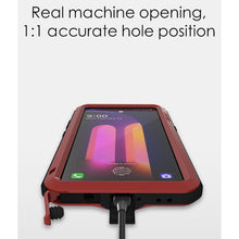 Load image into Gallery viewer, LOVE MEI Metal Shockproof Waterproof Dustproof Protective Case with Glass, For Samsung Galaxy A41, For LG V60 ThinQ 5G