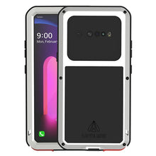 Load image into Gallery viewer, LOVE MEI Metal Shockproof Waterproof Dustproof Protective Case with Glass, For Samsung Galaxy A41, For LG V60 ThinQ 5G
